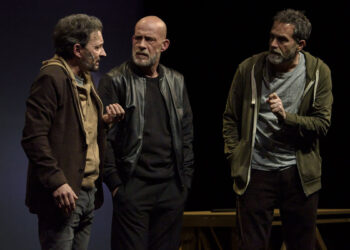 "L'onesto fantasma" con Gianmarco Tognazzi, Renato Marchetti e Fausto Sciarappa. ? Roberto Bettacchi