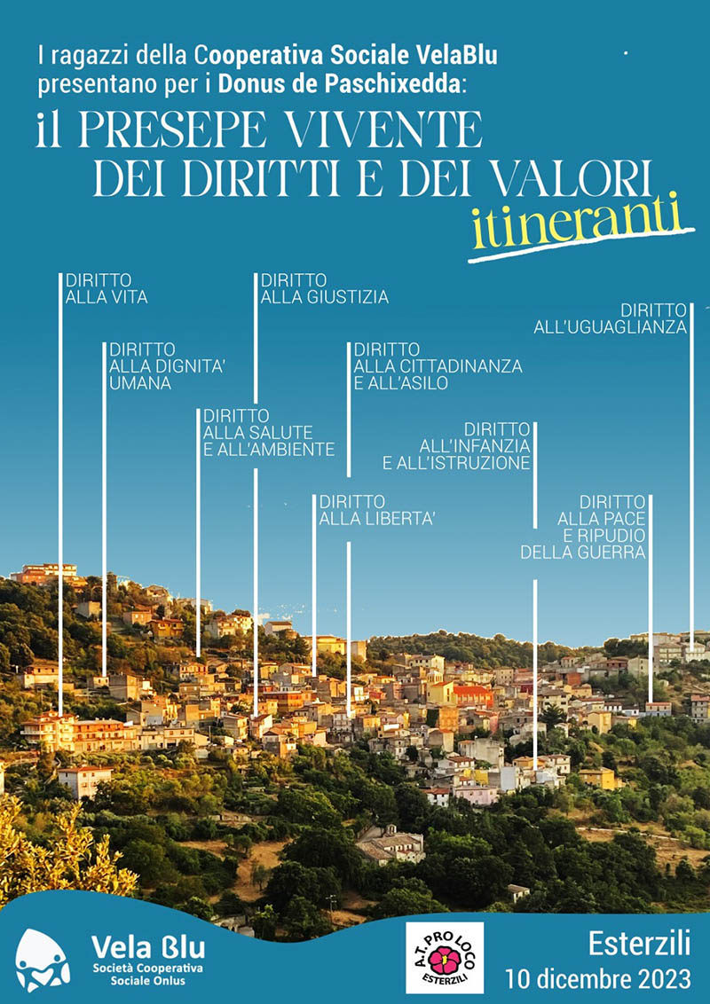 Presepe vivente a Esterzili locandina