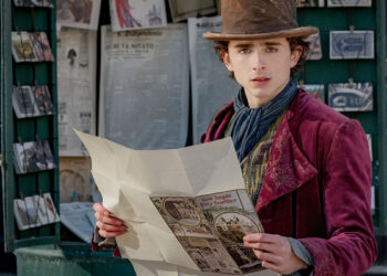 Timothée Chalamet (Willy Wonka) in “Wonka”. ? Jaap Buittendijk | Warner Bros. Pictures