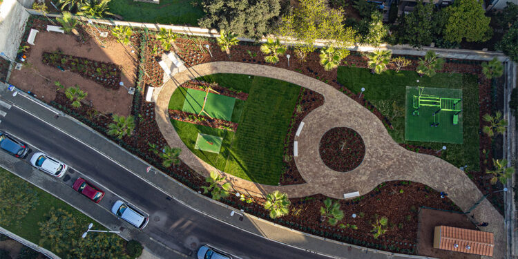 Il giardino di via Asti a Cagliari