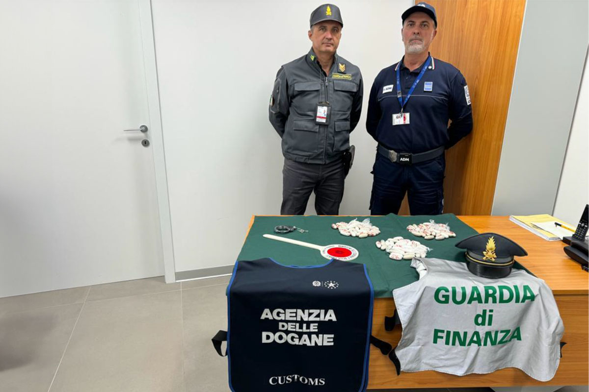 Sequestro droga aeroporto di Alghero