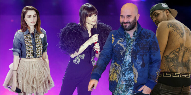 Annalisa, Alessandra Amoroso, Giuliano Sangiorgi e Geolier