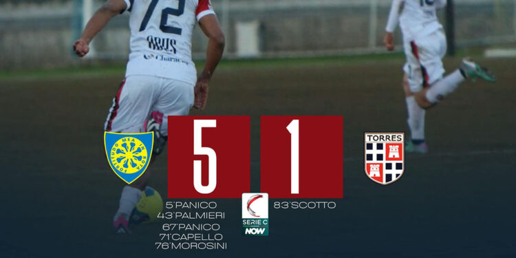 Carrarese vs Torres 5-1