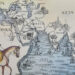 “La vita è un viaggio” di Leokadia Sas Buffoni, in copertina la carta disegnata dal geografo arabo Ibn Battuta