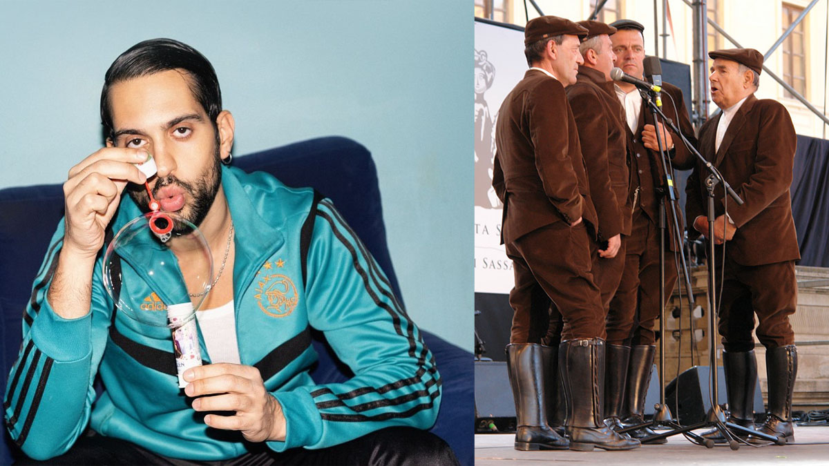 Mahmood (?Attilio Cusani) e I Tenores di Bitti