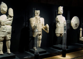I Giganti di Monte Prama al Museo Archeologico di Cagliari