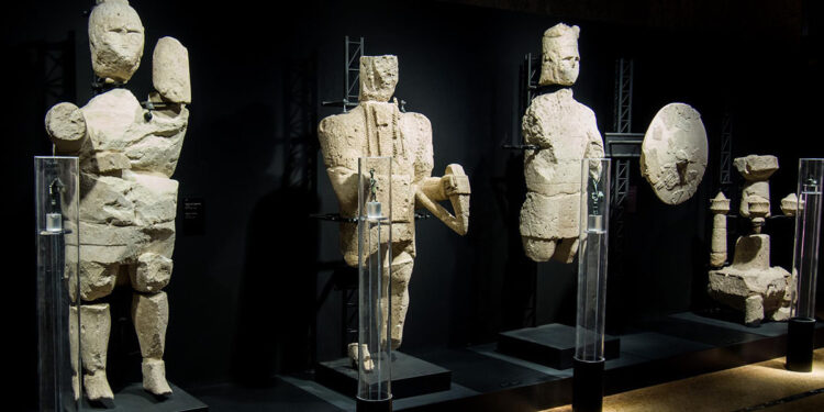 I Giganti di Monte Prama al Museo Archeologico di Cagliari