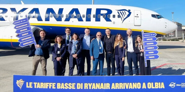 Ryanair sbarca ad Olbia