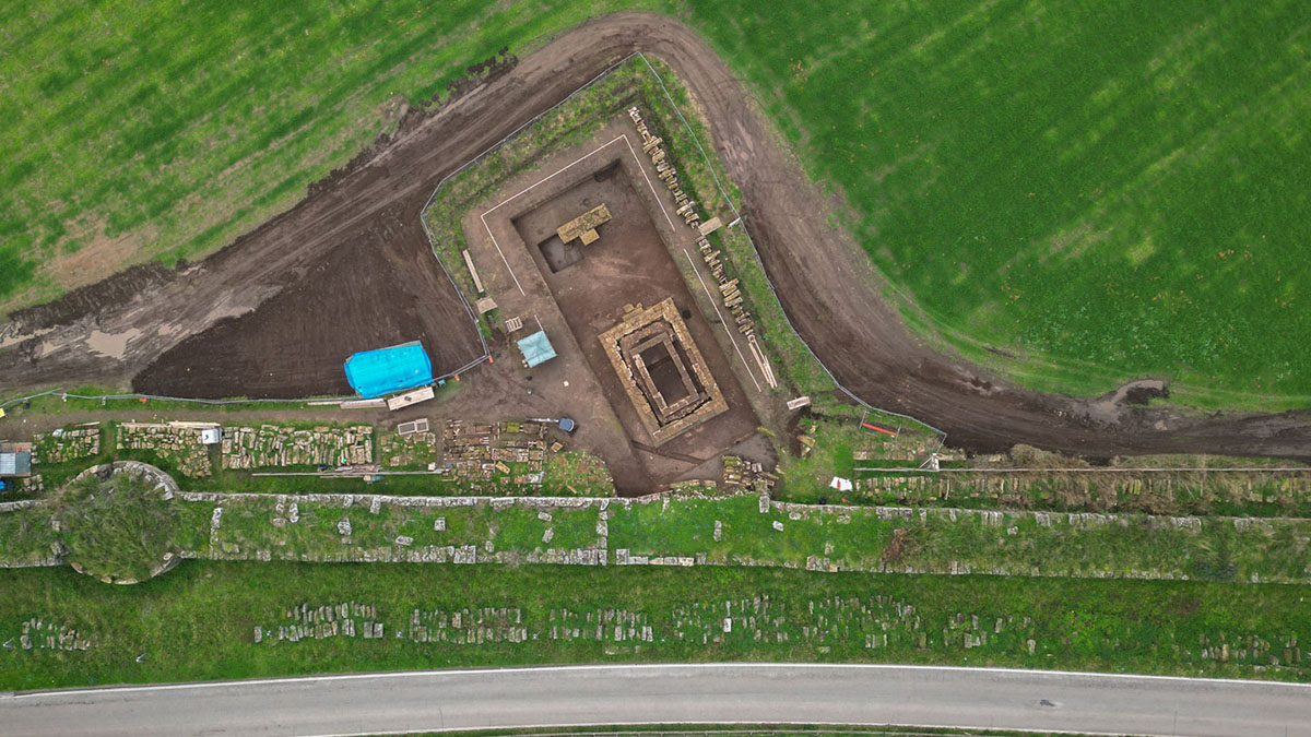 Tempietto al Parco archeologico di Paestum e Velia. ? Ministero della cultura