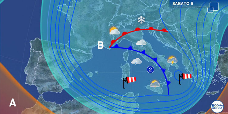 Bolla sabato 6 gennaio 2024. ? Icona Meteo