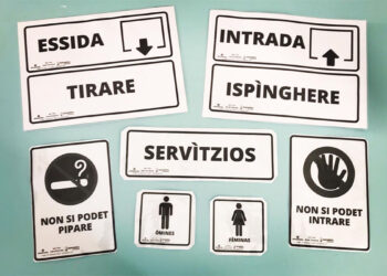 Cartellonistica lingua sarda