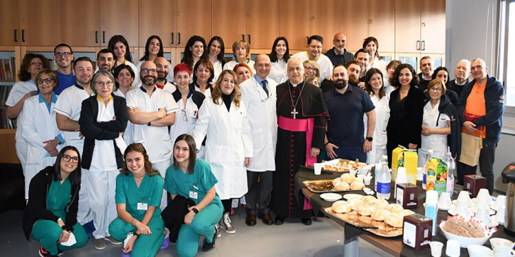 Celebrazioni di San Biagio alla Clinica Otorinolaringoiatrica dell’Aou Sassari