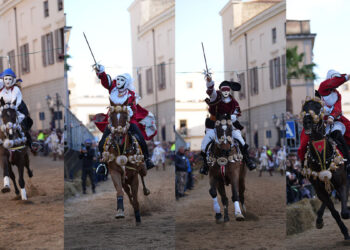 La Sartiglia 2024 si tinge di rosa: Elisabetta Sechi, Sonia Cadeddu, Antonella Rosa e Ilaria Rosa