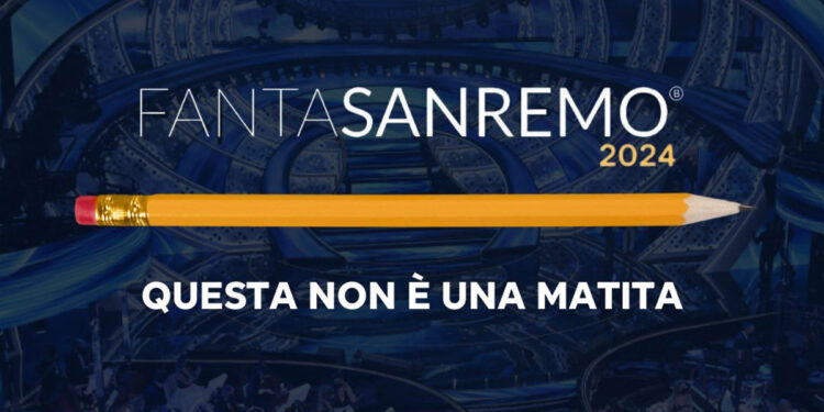 FantaSanremo "Questa non è una matita"