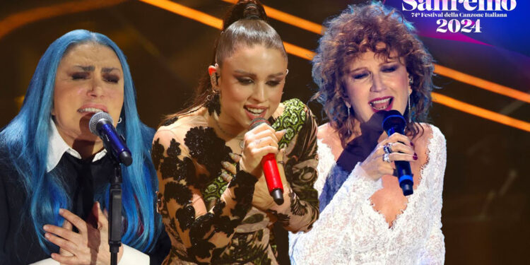 Loredana Bertè, Angelina Mango e Fiorella Mannoia