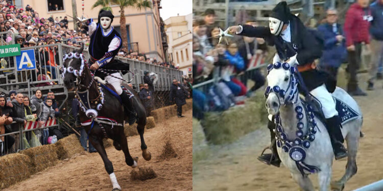 Sartiglia 2024, le stelle di Daniele Mattu e Fabrizio Pomogranato