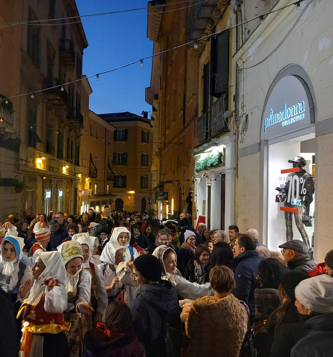 Sassari, Carnevale 2024, via Luzzatti