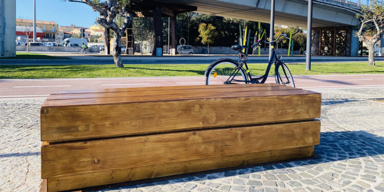 Panchina lungomare di Olbia