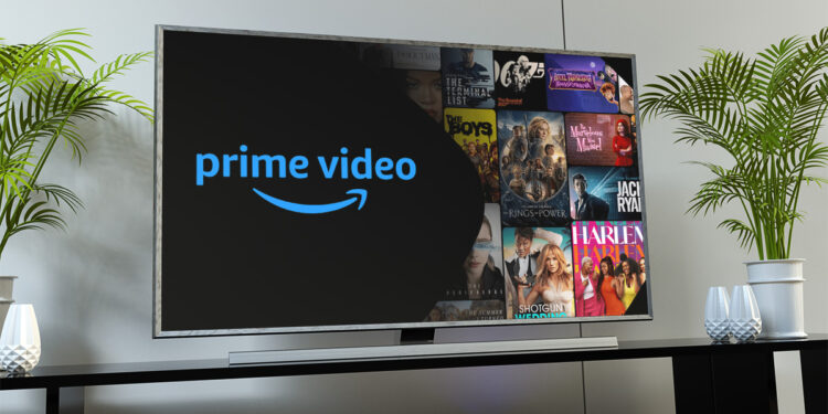 Prime Video schermo televisivo