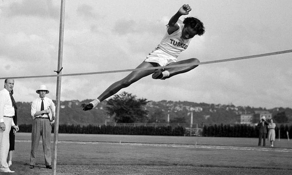 Alice Coachman nel 1948. ? berria.eus