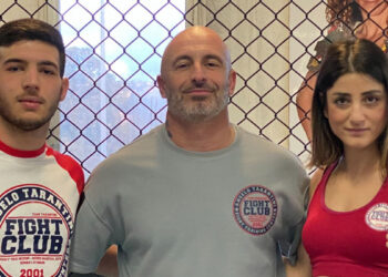 Angelo Tarantini con Jessica Meloni e Matteo Dore