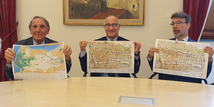 Cartina Sassari Carlo Delfino editore