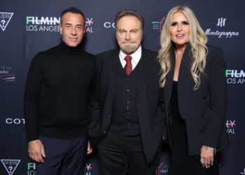 Filming Italy - Los Angeles: Matteo Garrone, Franco Nero e Tiziana Rocca. 📷 Venturelli