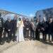 Il gruppo di lavoro del progetto Petit Noires allo stabilimento Nieddittas