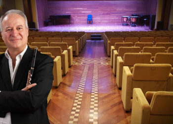 Nicola Mazzanti in concerto nella sala Sassu del Conservatorio di Sassari