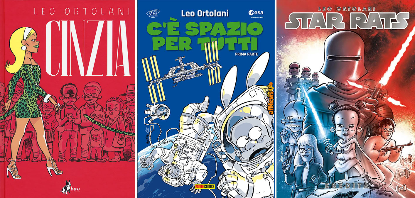 Le cover di Cinzia, Rat-Man e Star-Rats di Leo Ortolani