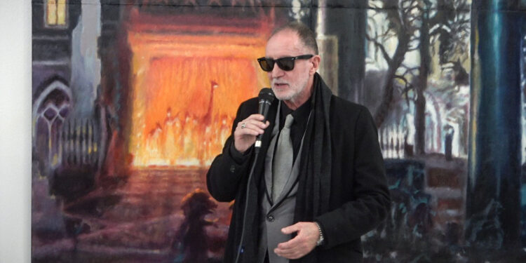 Max Mazzoli allo Spazio Dolmen di Sassari. ? Giuseppe Bazzoni