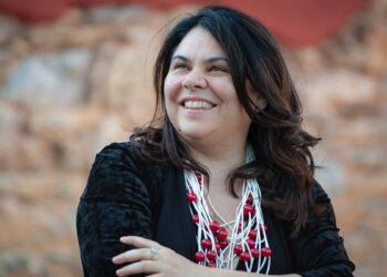 Michela Murgia ospite di Éntula nel 2019. ? AleCani