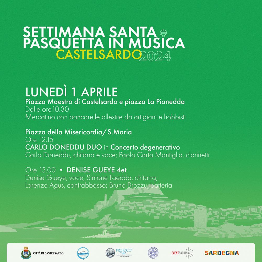 Pasquetta in musica a Castelsardo - programma 