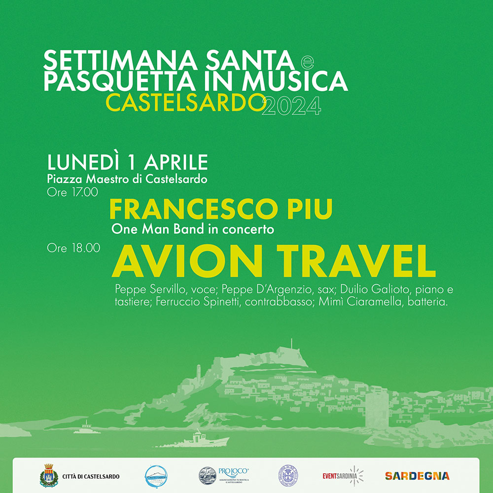 Pasquetta in musica a Castelsardo - programma 