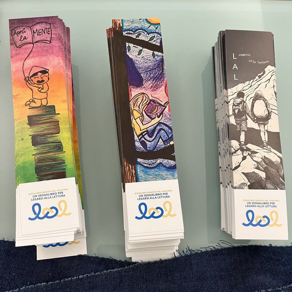 Segnalibri vincitori del contest “Un segnalibro per legarsi alla lettura”
