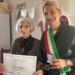 La centenaria cagliaritana Rosa Gramignano con Viviana Lantini, Assessora alle Politiche Sociali del Comune di Cagliari
