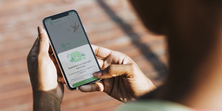 WhatsApp trascrizione dei messaggi vocali