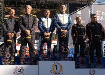 Il podio del 2º Rally Sulcis Iglesiente. 📷 Francesco Zedda