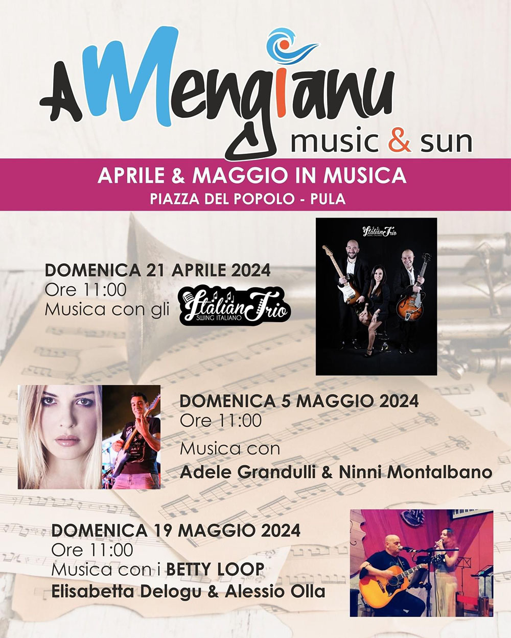 "Aprile&Maggio in musica" Pula
