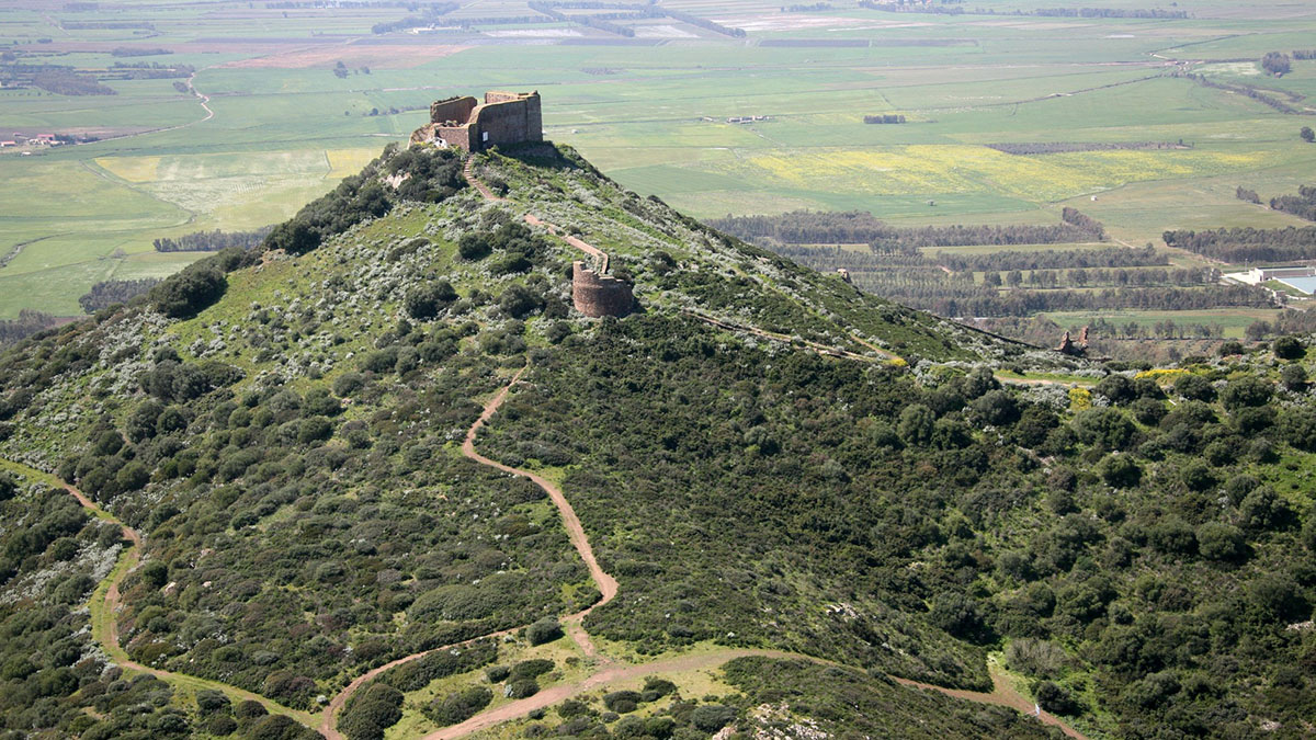 Castello Monreale a Sardara. ? Provincia del Sud Sardegna. License: CC BY-NC-SA