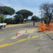 Castelsardo, i lavori per la nuova rotatoria di via Sedini