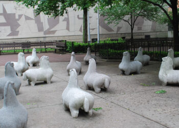 I Cavallini di Nivola alle Wise Towers di New York