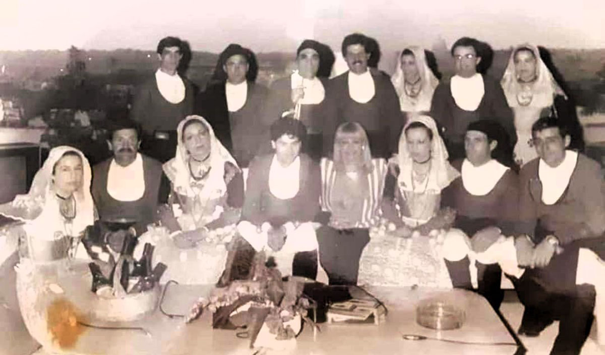 L’associazione Ittiri Cannedu ospite della celebre trasmissione “Pronto Raffaella” con Raffaella Carrà (1985)