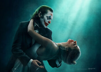 Joaquin Phoenix e Lady Gaga in “Joker: Folie à Deux”