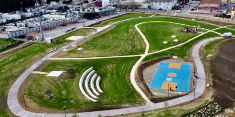 Il nuovo Parco urbano di via Marina a Sorso