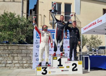 Il podio della 7ª edizione dello Slalom di Loceri