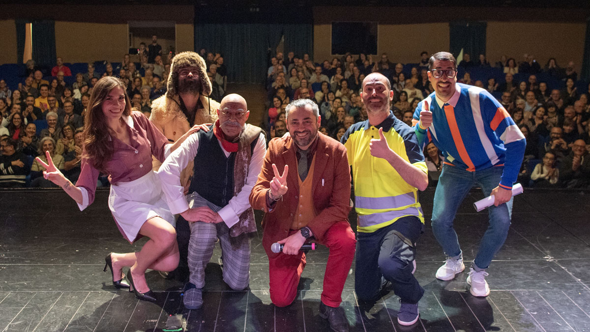 Il cast di “A nonno?” di Pino e gli Anticorpi