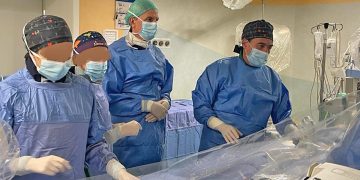 Aou Sassari, l'intervento di installazione degli impianti percutanei di valvole polmonari
