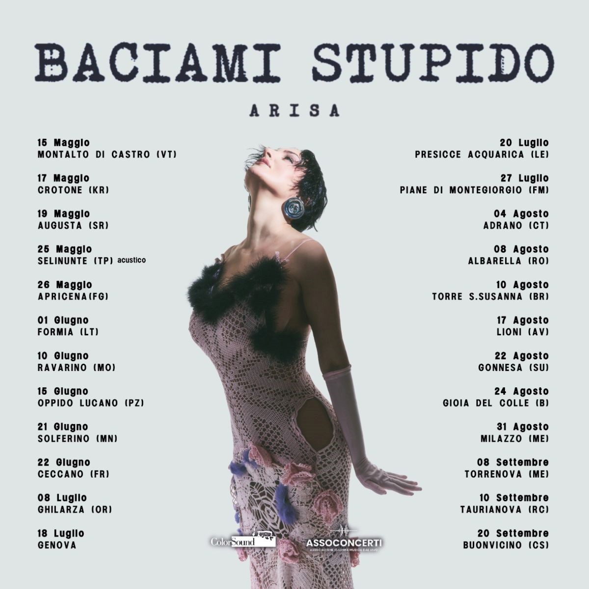 Arisa, "Baciami stupido" tour