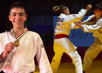 Daniele Solinas del Centro Sportivo Guido Sieni di Sassari Campione Italiano nella Categoria Kg 42 al Campionato Italiano Esordienti B A2 2024 di Judo